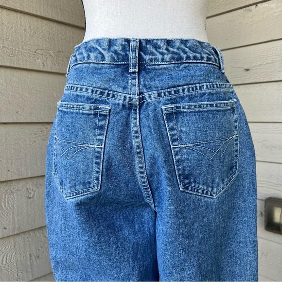 Vintage L.A. Blues Women's Studded Sparkly Blue Jeans - Picture 4 of 12